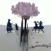 pop-up draaiorgel kaart